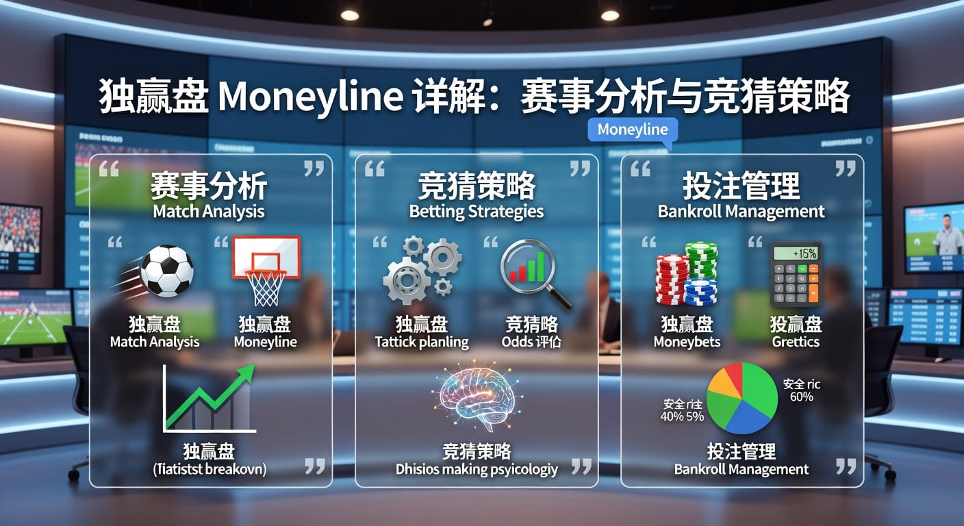 独赢盘 moneyline：投注技巧、赔率与实战解读